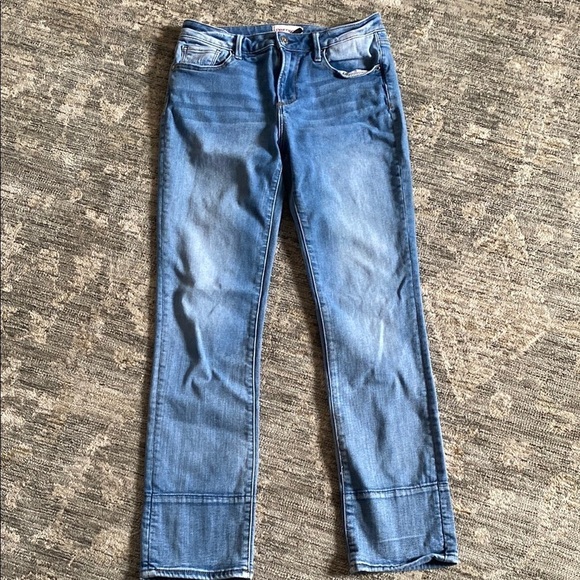 DRIFTWOOD Denim - Driftwood Women's Blue Jeans - size 28- Colette style - plaid lining